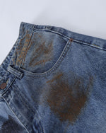 做舊休閑牛仔褲