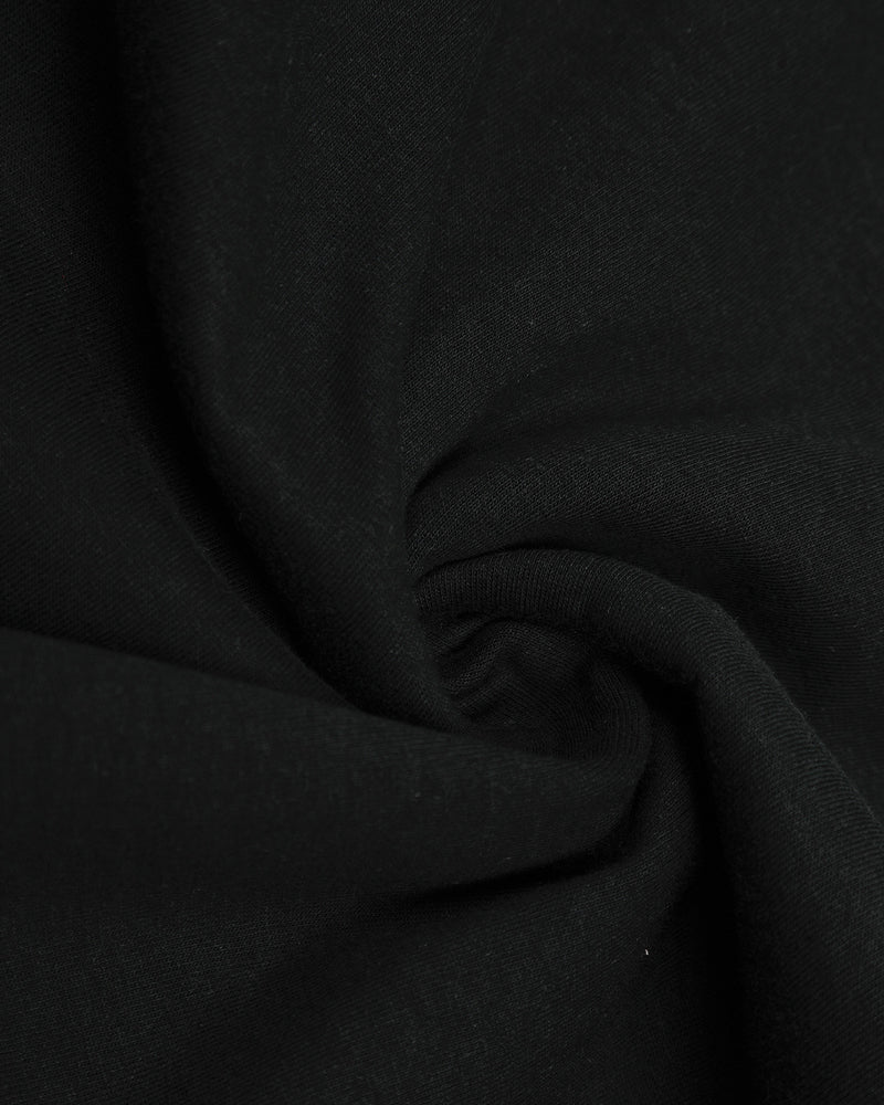 Striped patchwork fake two-piece long sleeves