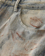 水洗做舊牛仔褲