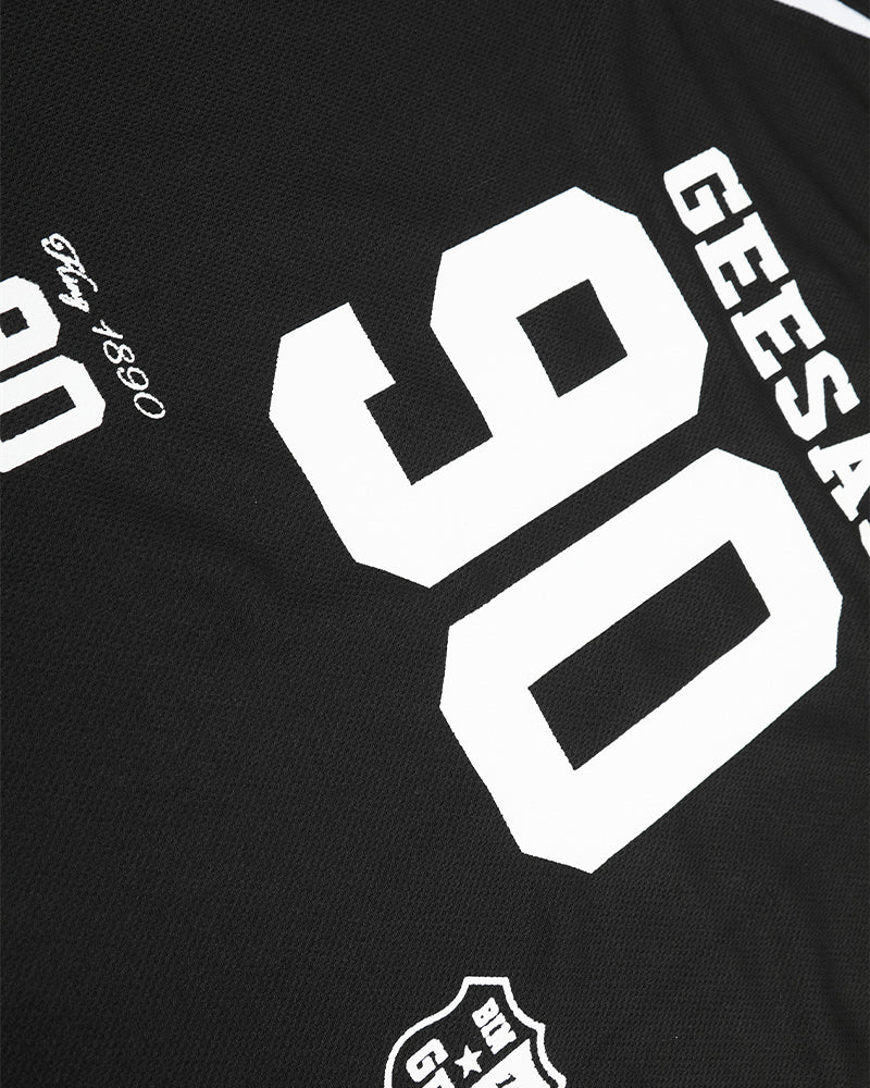 Retro letter short sleeves