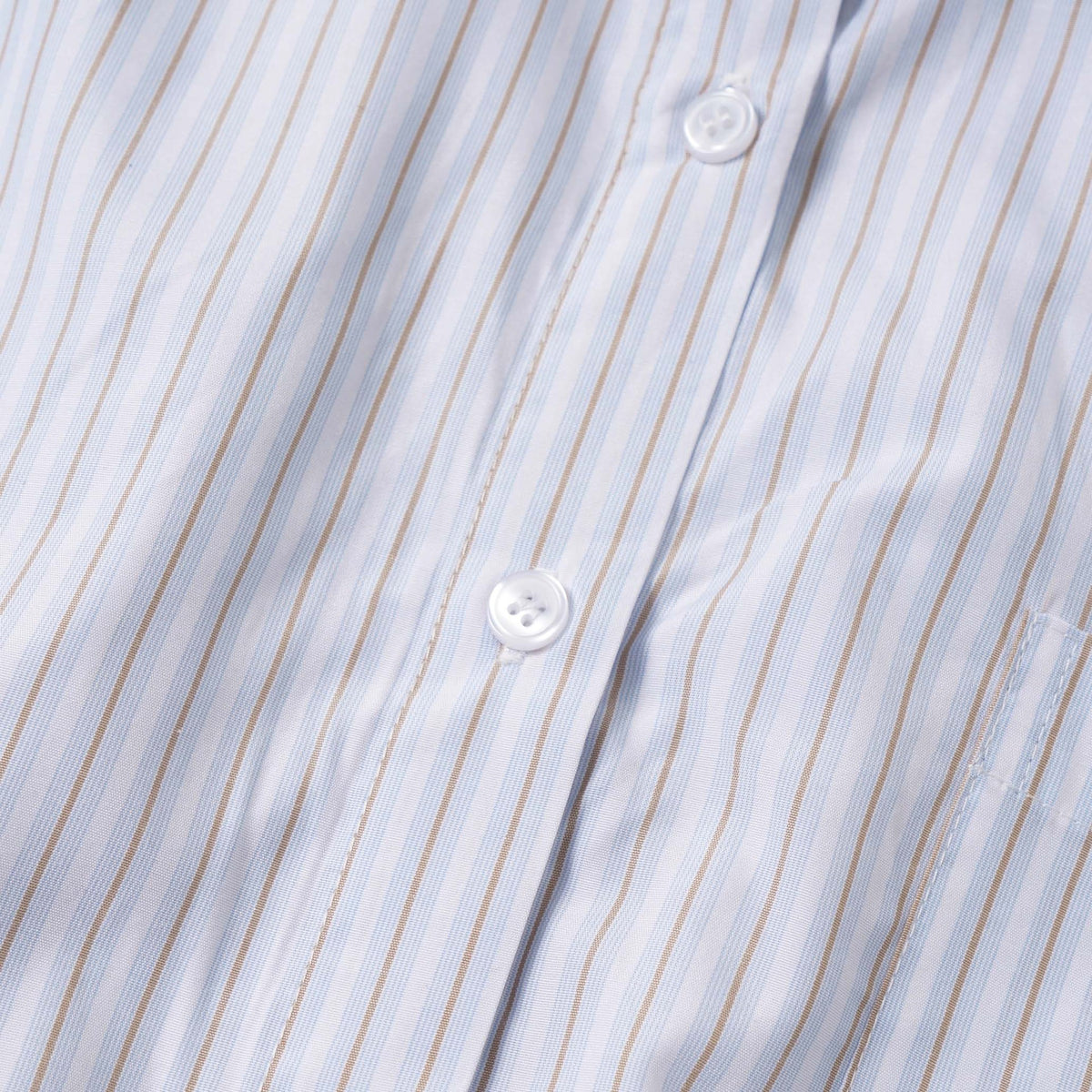 簡約條紋長袖襯衫