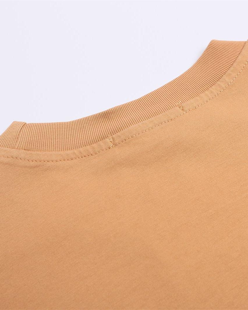 Washed casual short sleeves