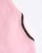 Retro contrasting color sweater