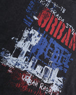 레트로 프린트 반소매