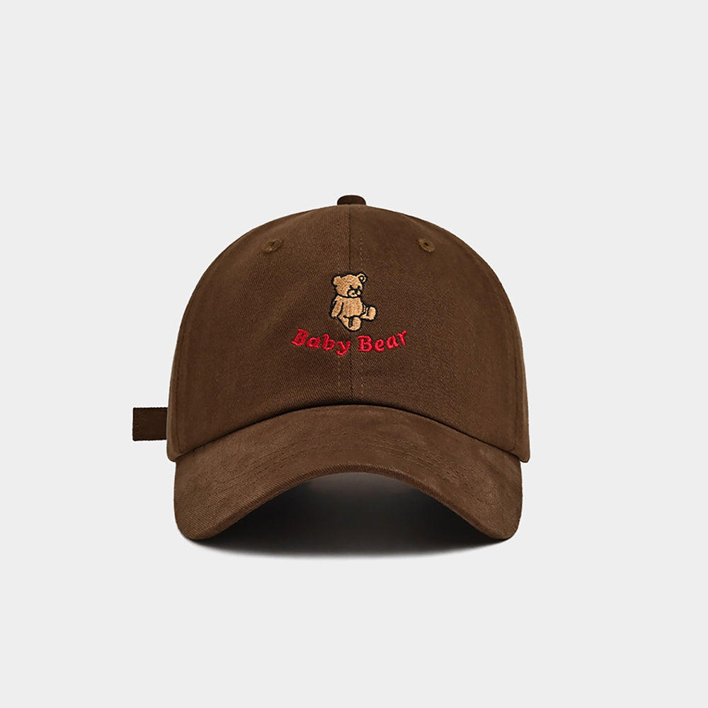 かわいいクマの野球帽