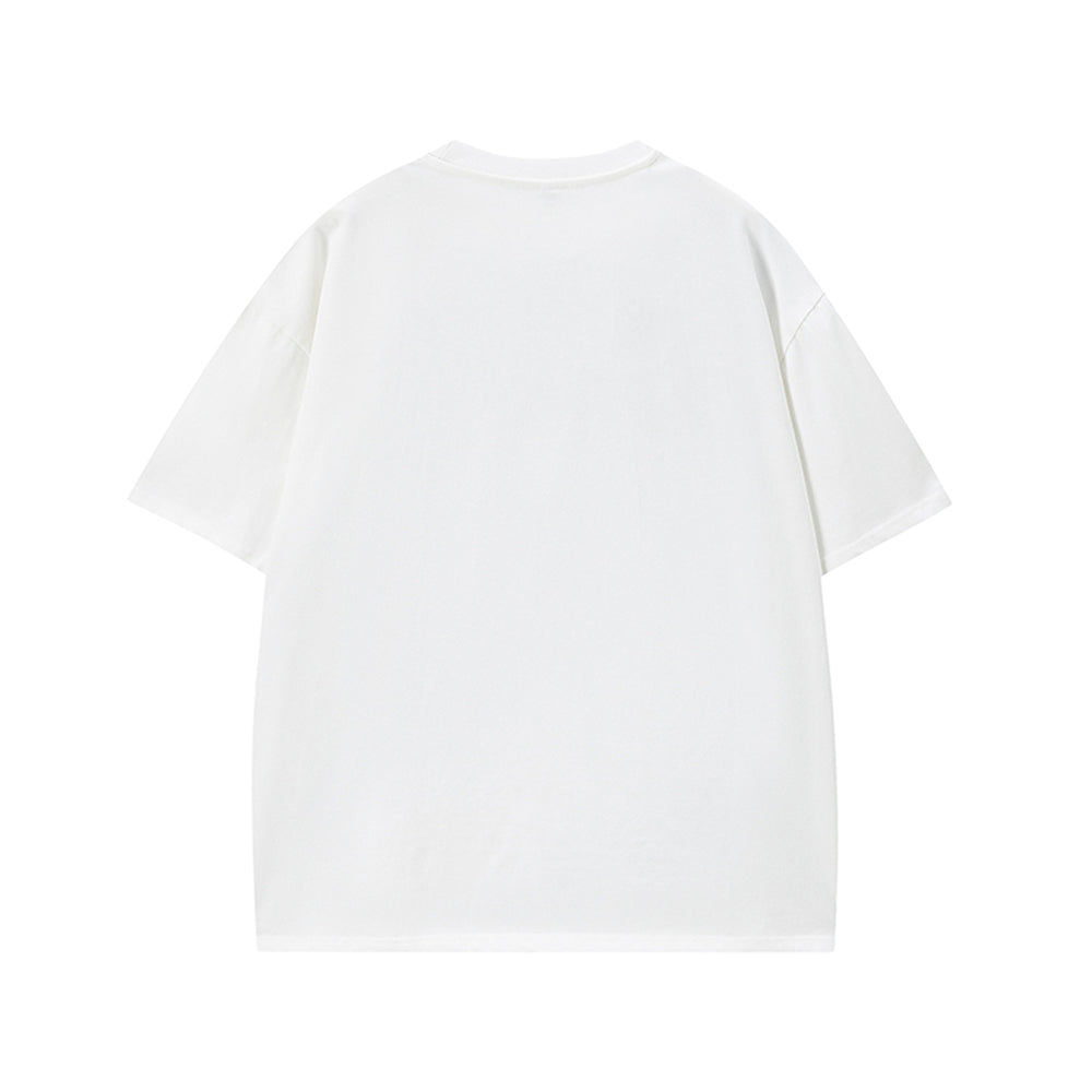 패션 자수 반팔