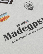 레트로 콘트라스트 반소매