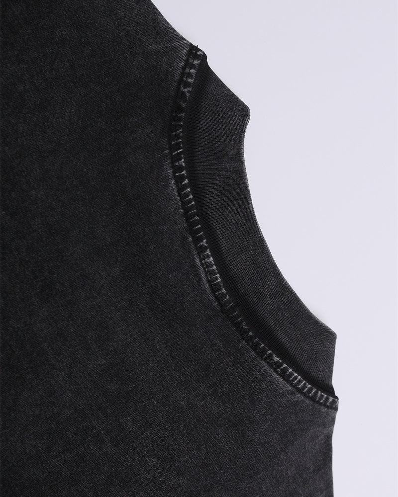 레트로 프린트 캐주얼 반팔