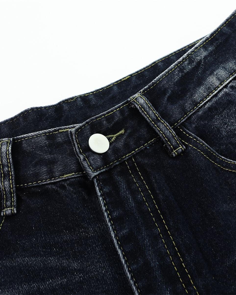 破洞設計感牛仔褲