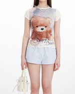 귀여운 곰 반팔