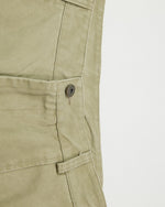 Vintage denim patchwork trousers