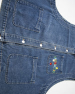 Colorful embroidered vest