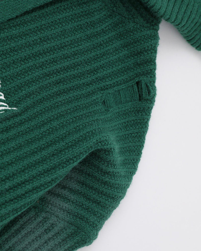 Loose-fitting casual knitwear