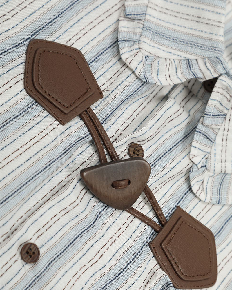 vintage striped short sleeve shirt