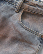 水洗休閑直筒牛仔褲