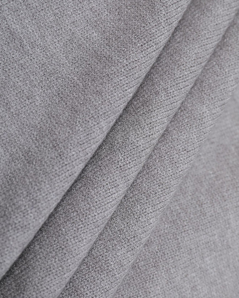 Fake two-piece striped sweater