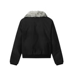 Short, versatile cotton-padded jacket