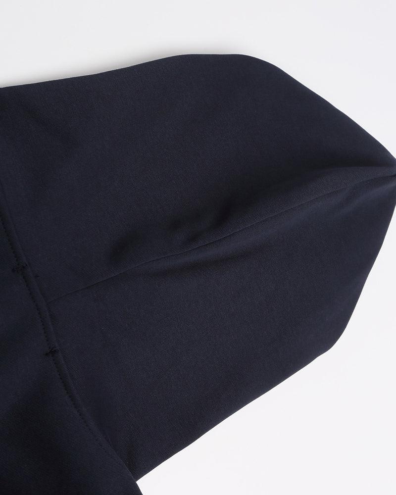 Heart embroidered hooded sweatshirt