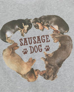 귀여운 강아지 프린트 반팔