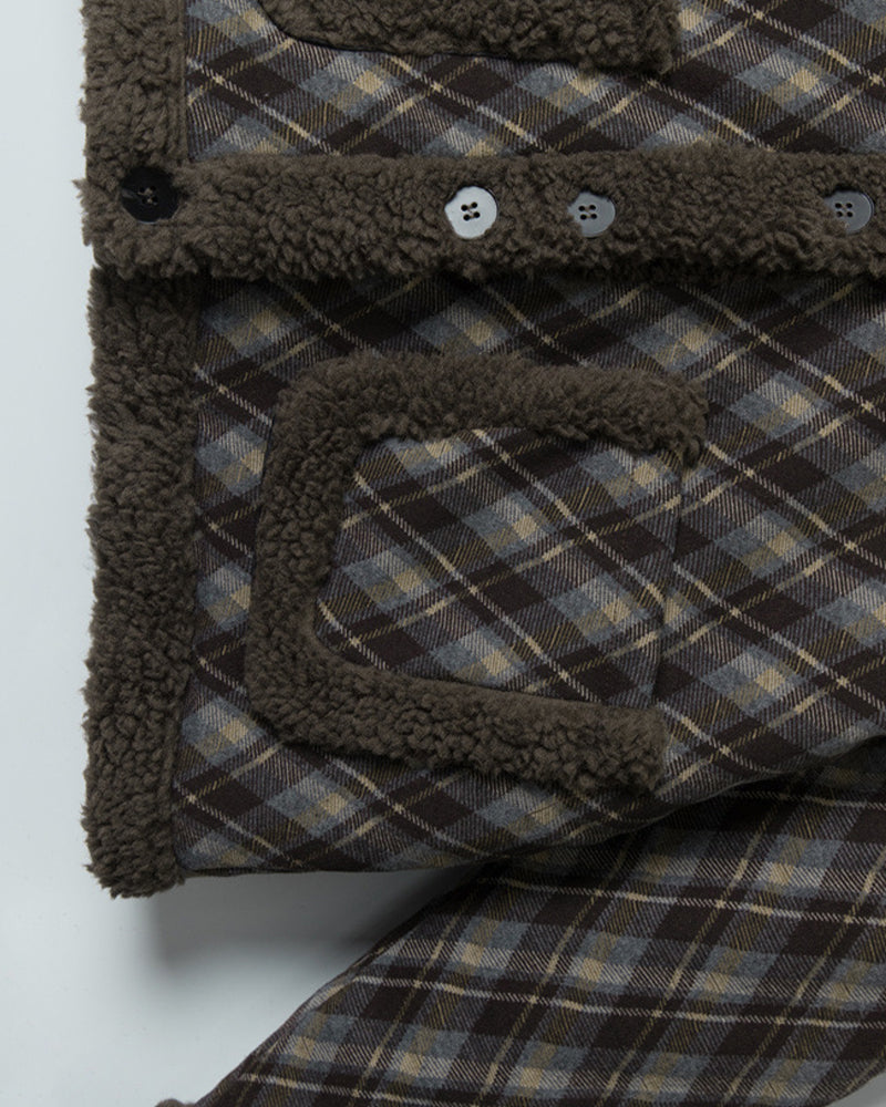 램스울 패치워크 코트