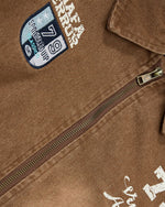 레트로 레터링 캐주얼 재킷