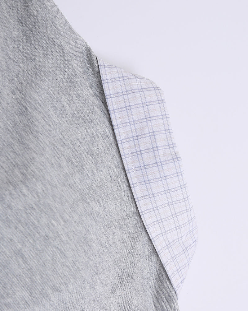 가짜 투피스 프린트 반팔