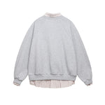 Embroidered two-piece sweatshirt