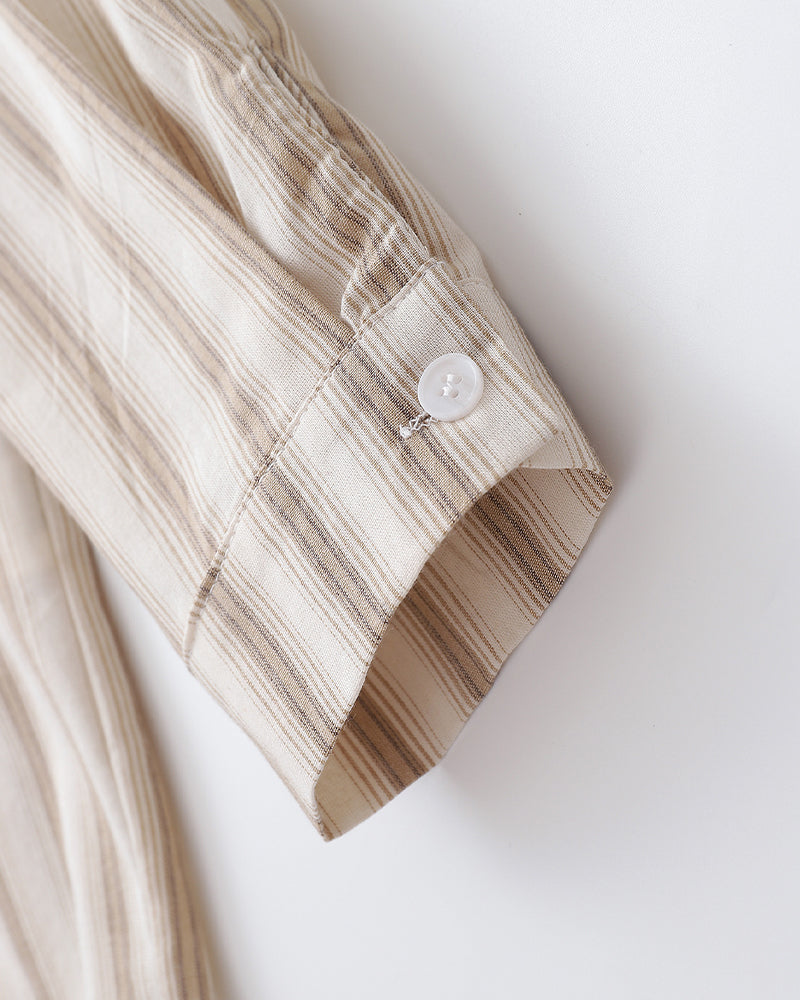 Simple Striped Long Sleeve Shirt