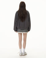 Retro patchwork cotton jacket