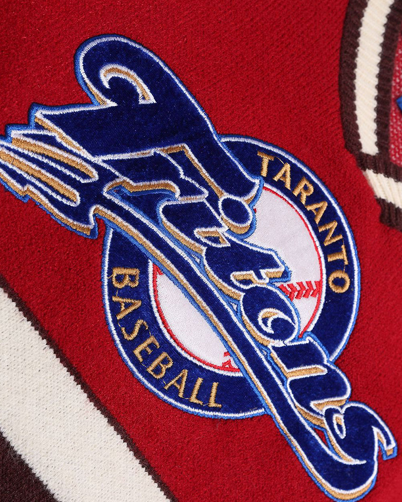 復古拼色針織衫