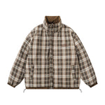 Retro reversible cotton jacket