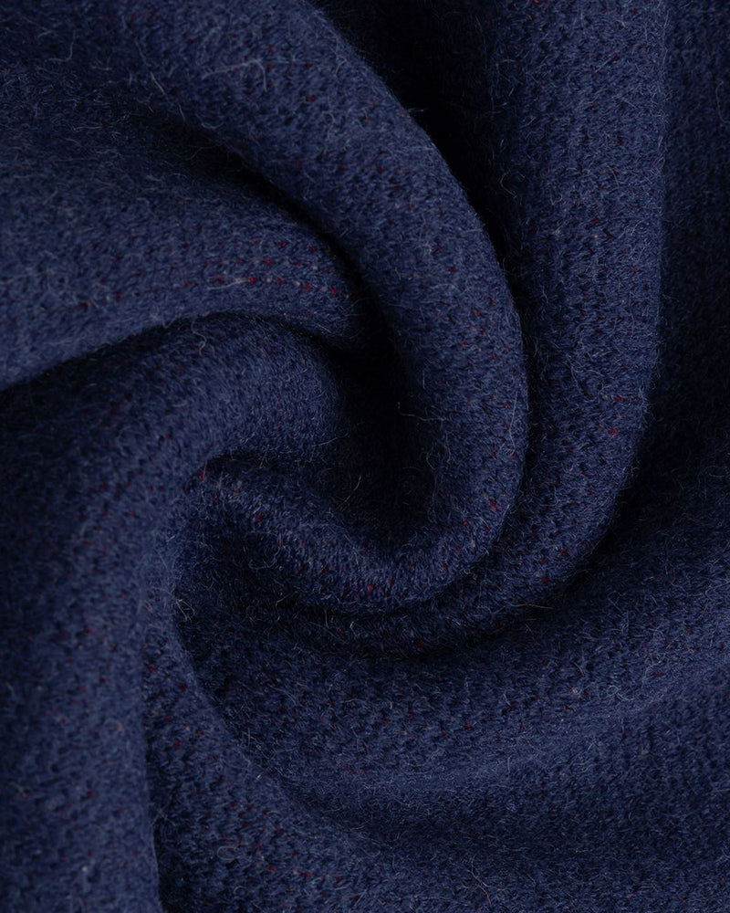 Contrast color pullover sweater