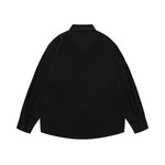 復古經典貼章刺綉襯衫