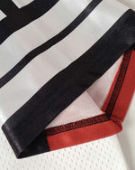 Contrast color stitching short sleeves