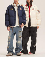 Retro embroidered cotton jacket