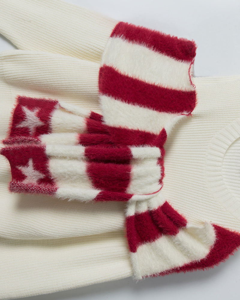 오프숄더 하이엔드 스웨터