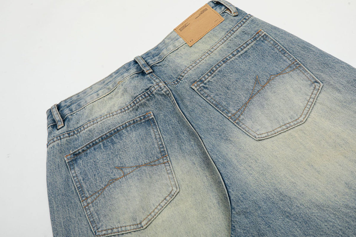 빈티지 워싱 청바지