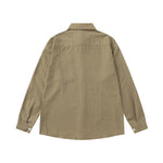 Retro plaid long-sleeved shirt