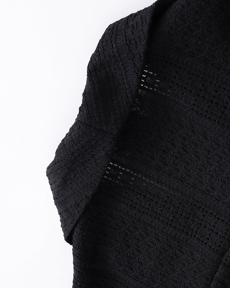 休閑情侶長袖襯衫