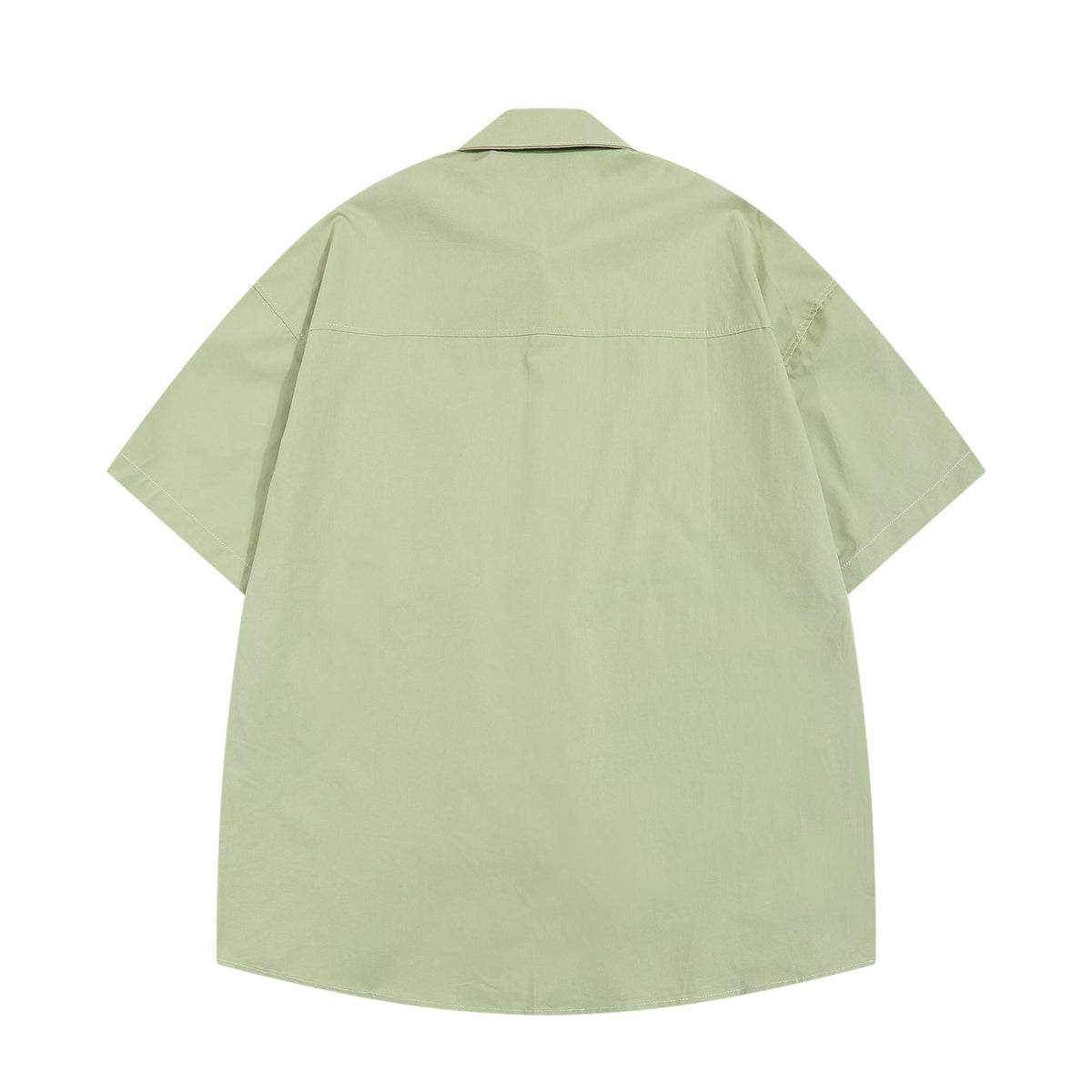 Retro fun cartoon embroidered shirt