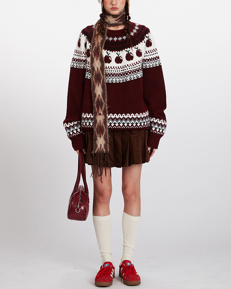 Retro Couple Knitwear