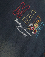 Washed colored denim shirt