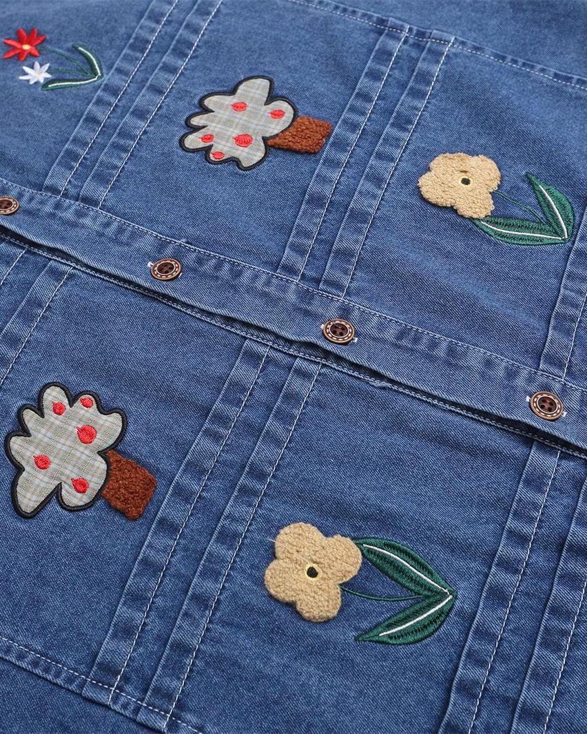 Funny flower short-sleeved shirt