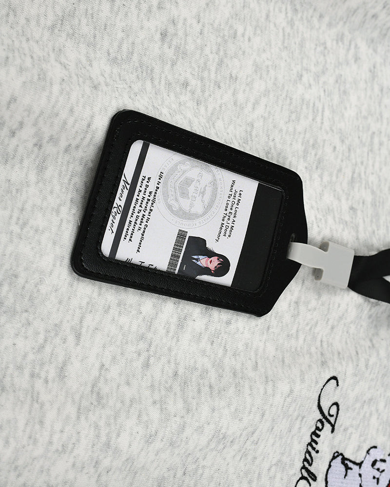 復古小狗刺綉衛衣