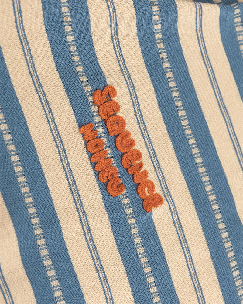 레트로 만화 줄무늬 반팔