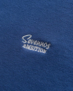 Stripe embroidered polo short sleeves