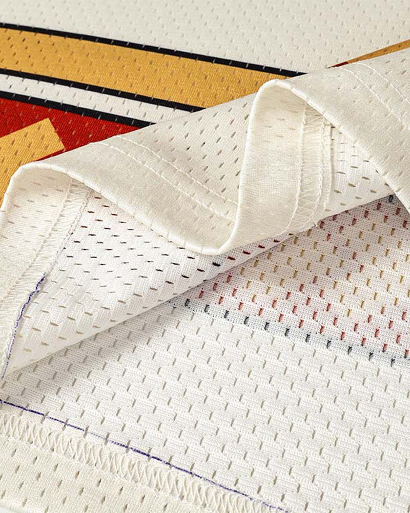 Retro print short sleeves