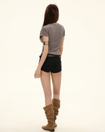 레트로 하트 반팔