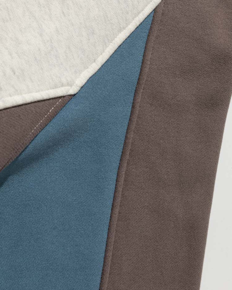 Fleece-lined crew neck sweatshirt