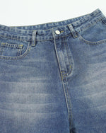Heavy wash all-match jeans